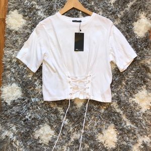 Zara Corset Style T-Shirt